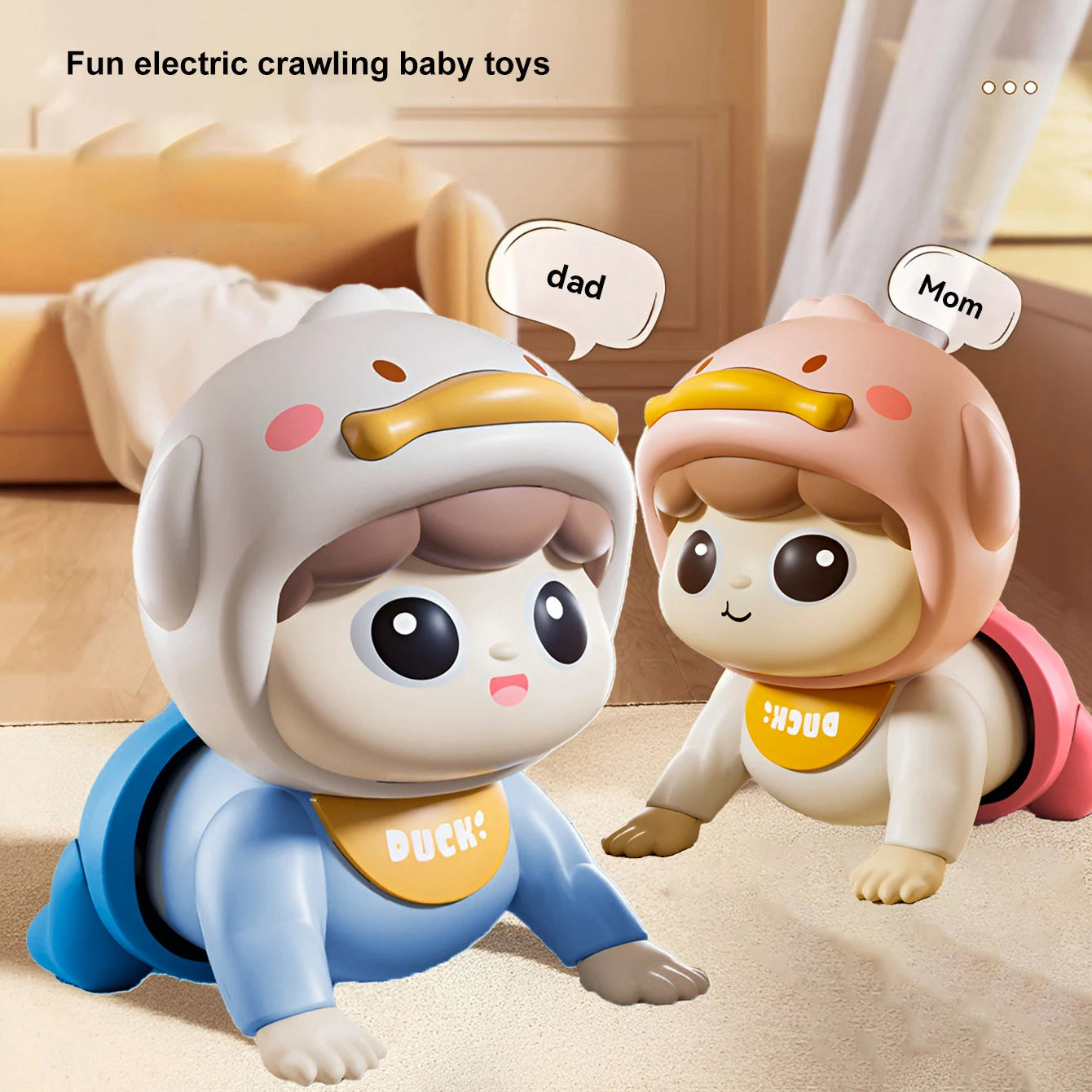 Fun electric crawling toys